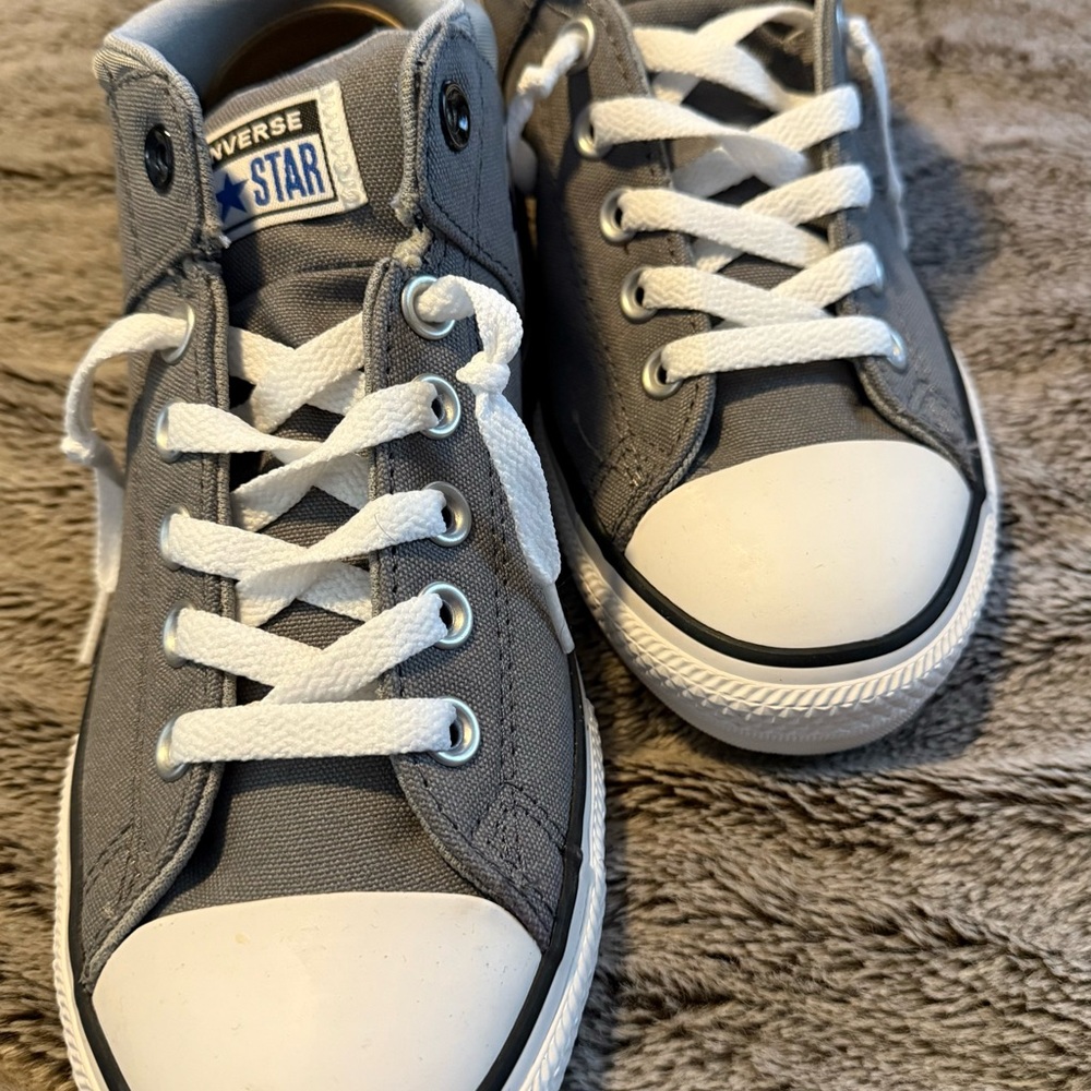 Converse Kids Charcoal High-Top Sneakers